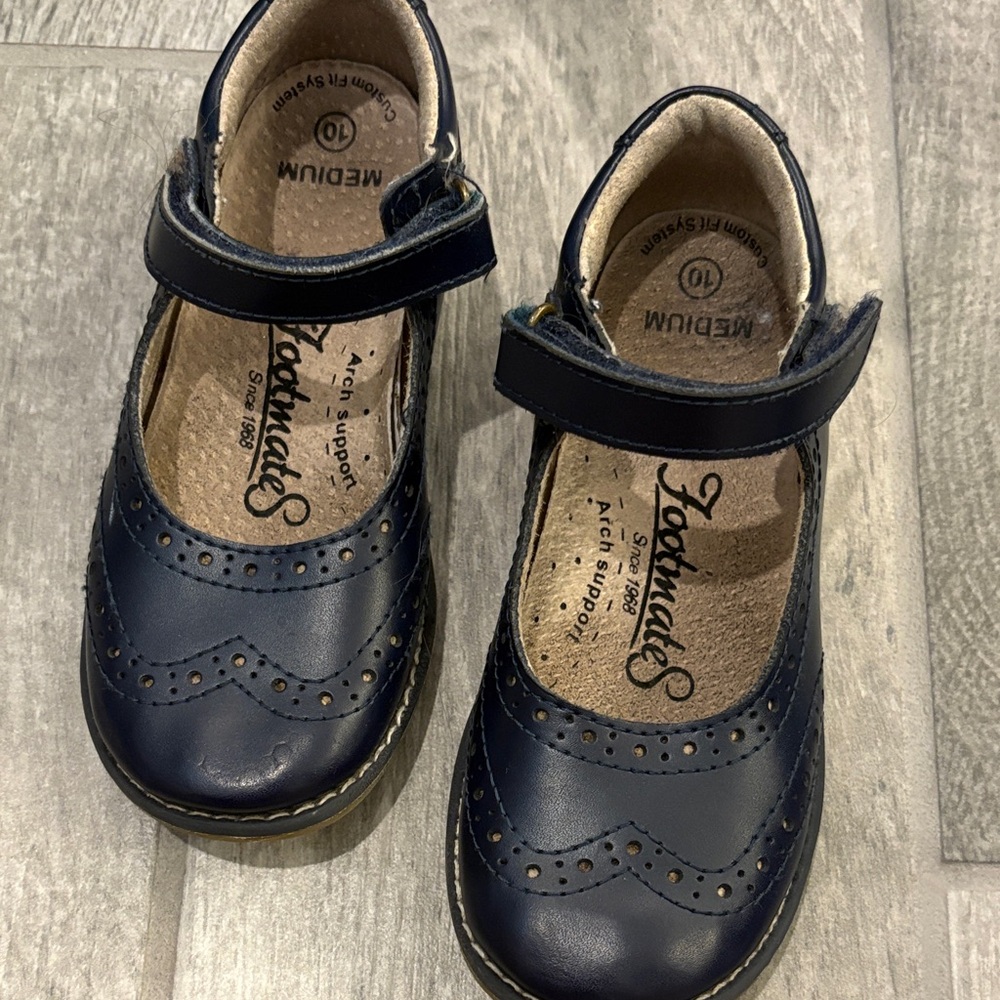 FootMates Navy Dress Shoes for Kids